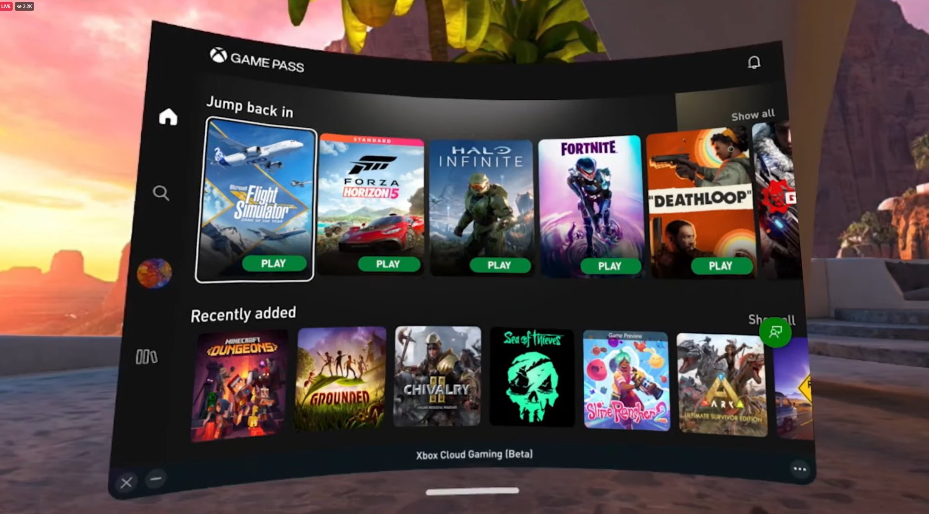 Oculus quest 2 2025 xbox series x