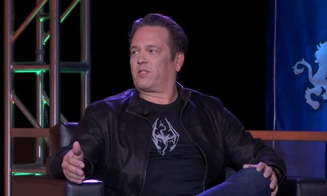 Phil Spencer at the Bethesda roundtable.