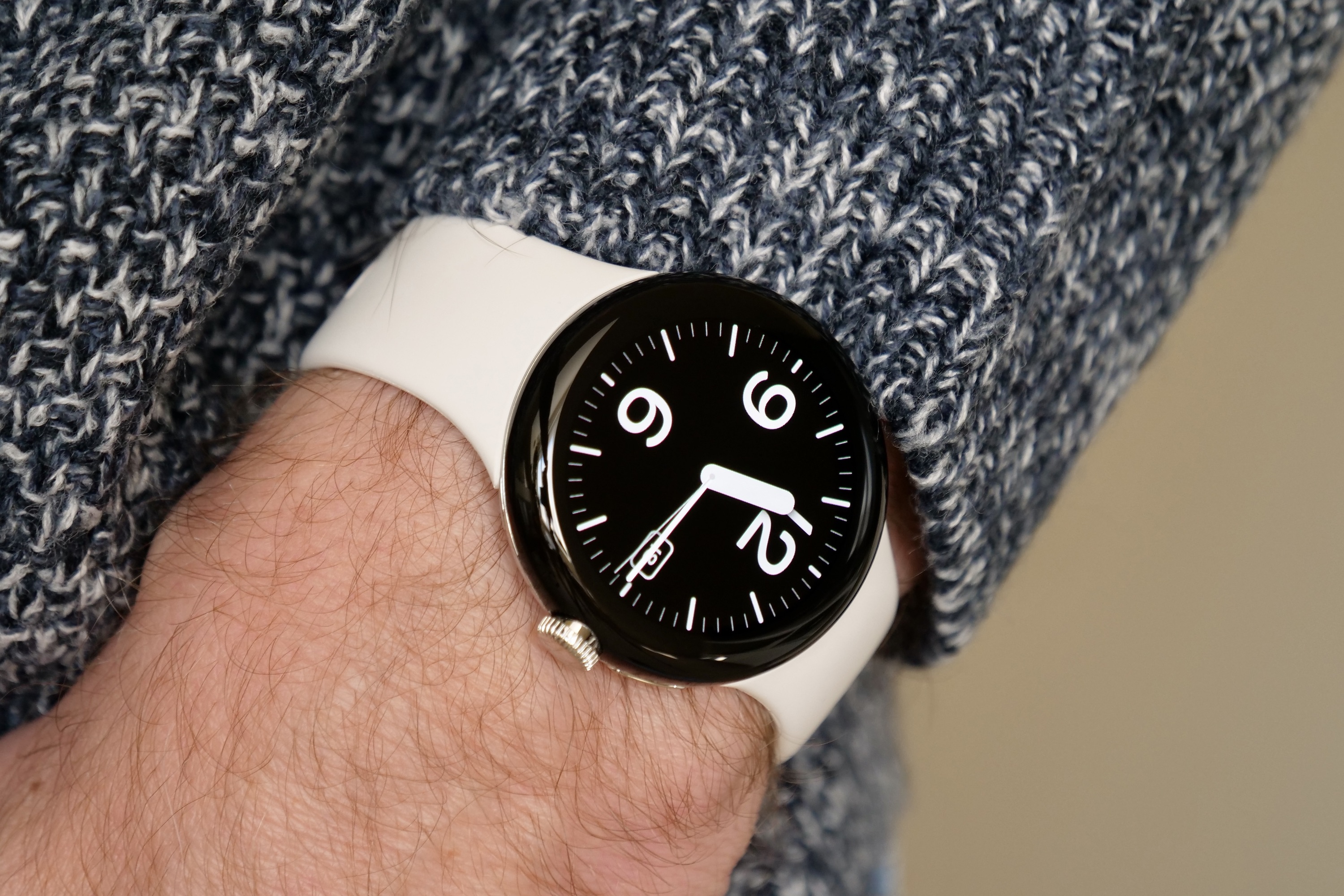 Le cadran Pilot Bold de la Google Pixel Watch.