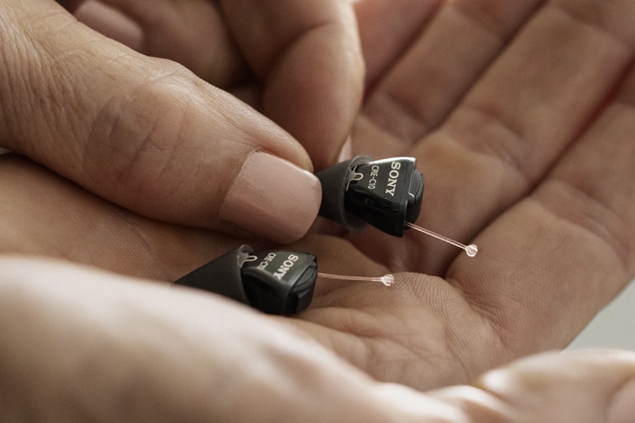 These Are Sony S First Over The Counter Hearing Aids Digital Trends   Sony CRE C10 OTC Hearing Aids 