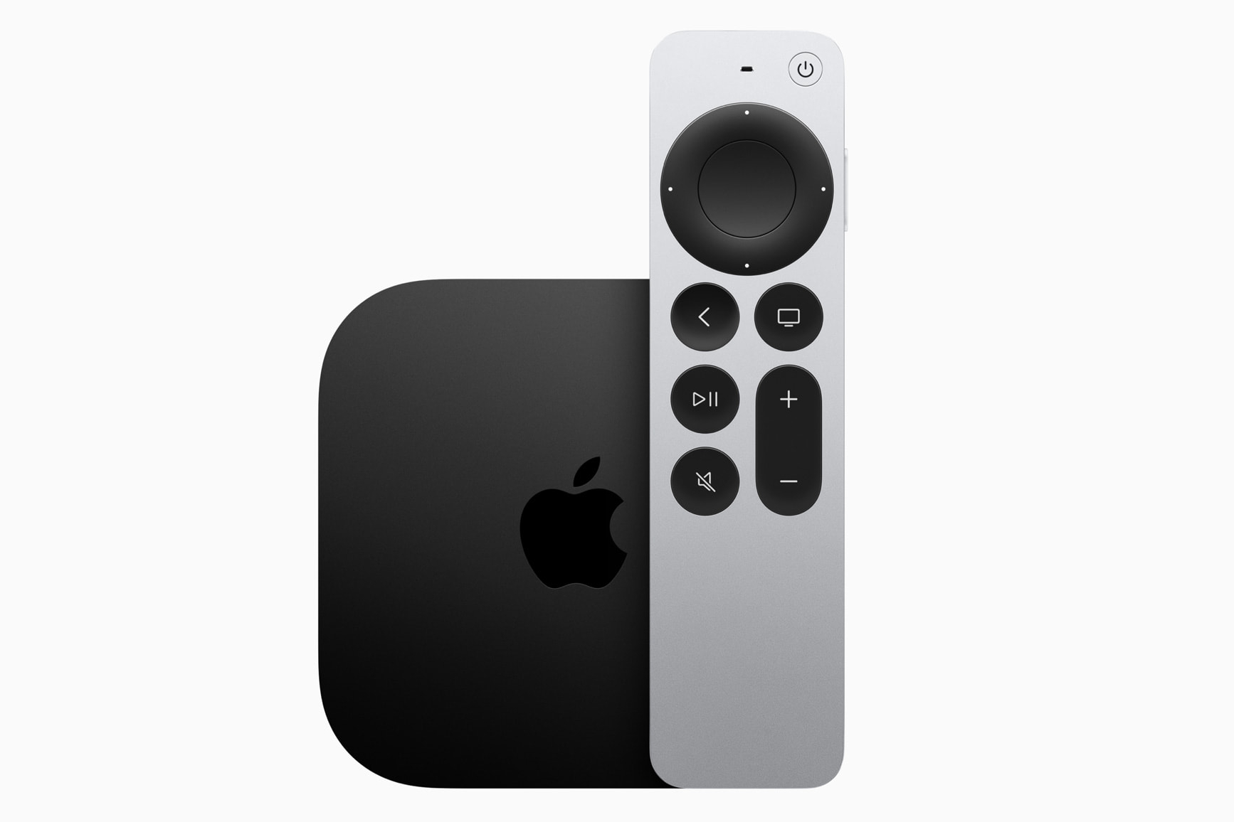 El nuevo Apple TV 4K, 3ra generación, con el control remoto Siri. 