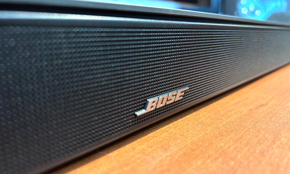 Close-up of Bose Smart Soundbar 600.