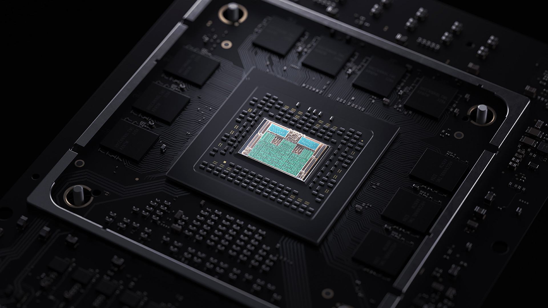 El SoC dentro de la Xbox Series X.