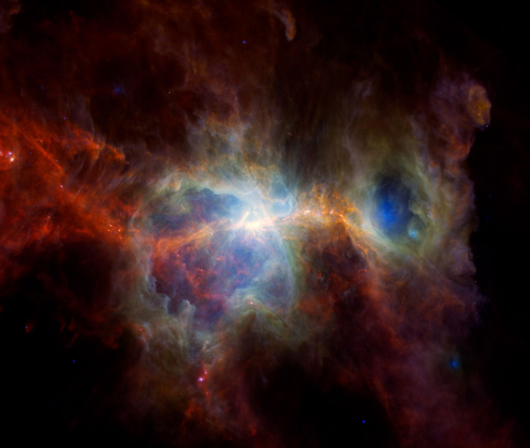 See a stunning image of the Orion nebula stellar nursery