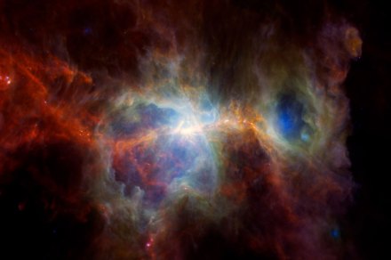 See a stunning image of the Orion nebula stellar nursery