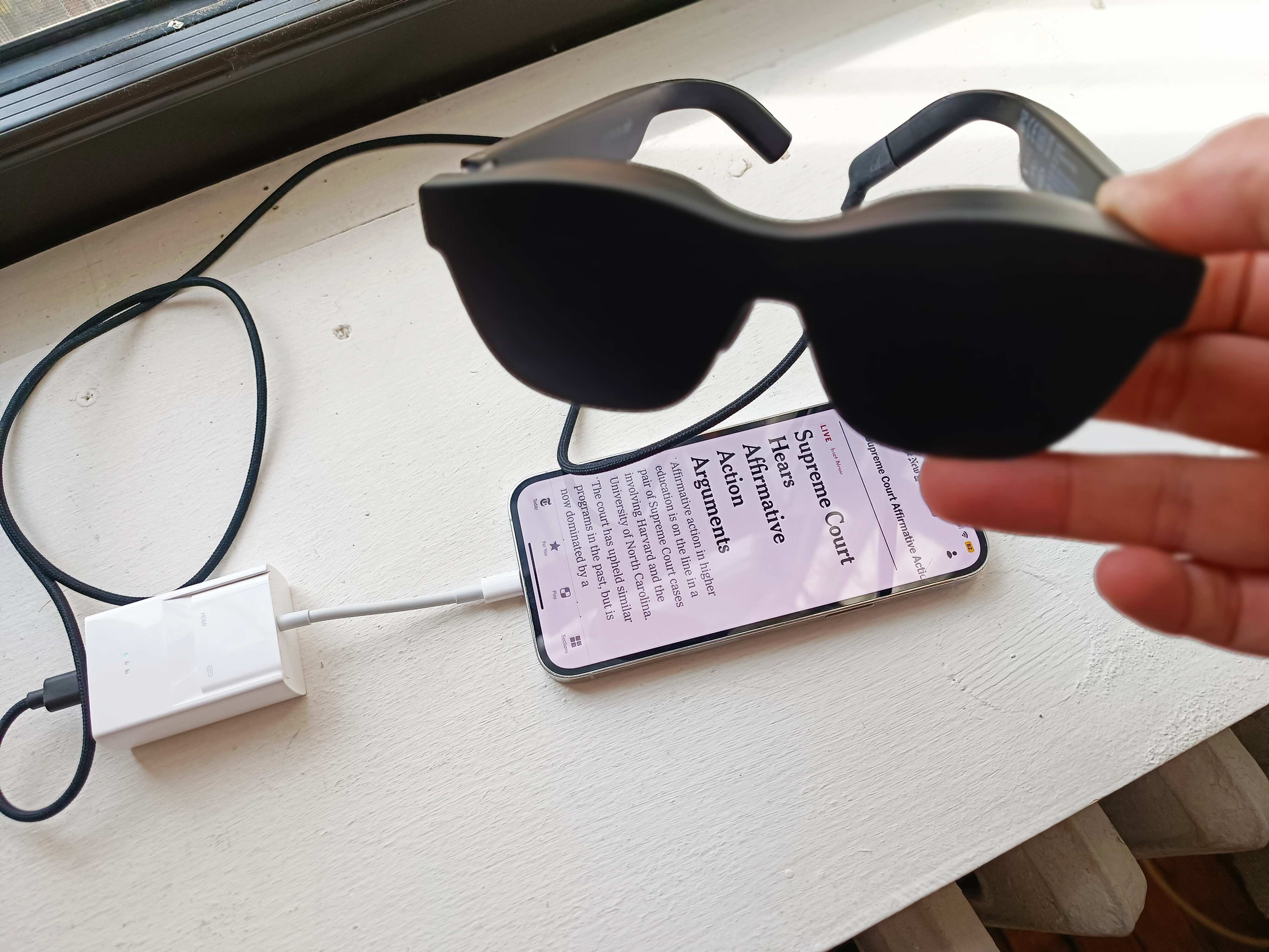 XREAL Air Nreal Air Glasses NRｰ7100RGL Black AR VR Glasses