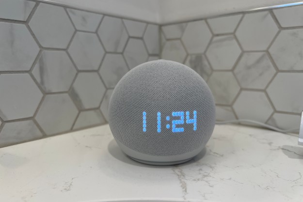 Echo Dot 5th generation with clock Cloud Blue