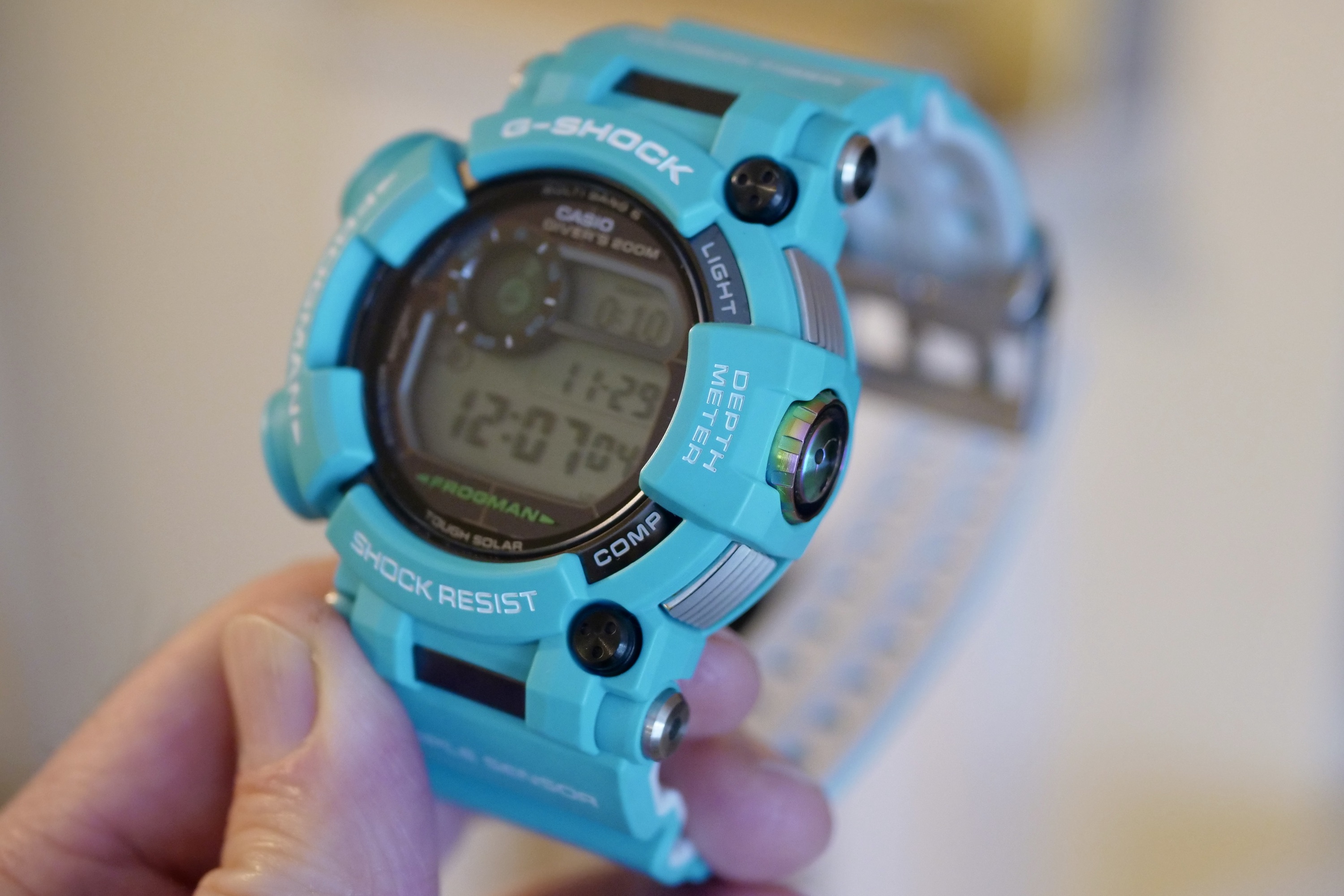 Casio g shock sale depth meter