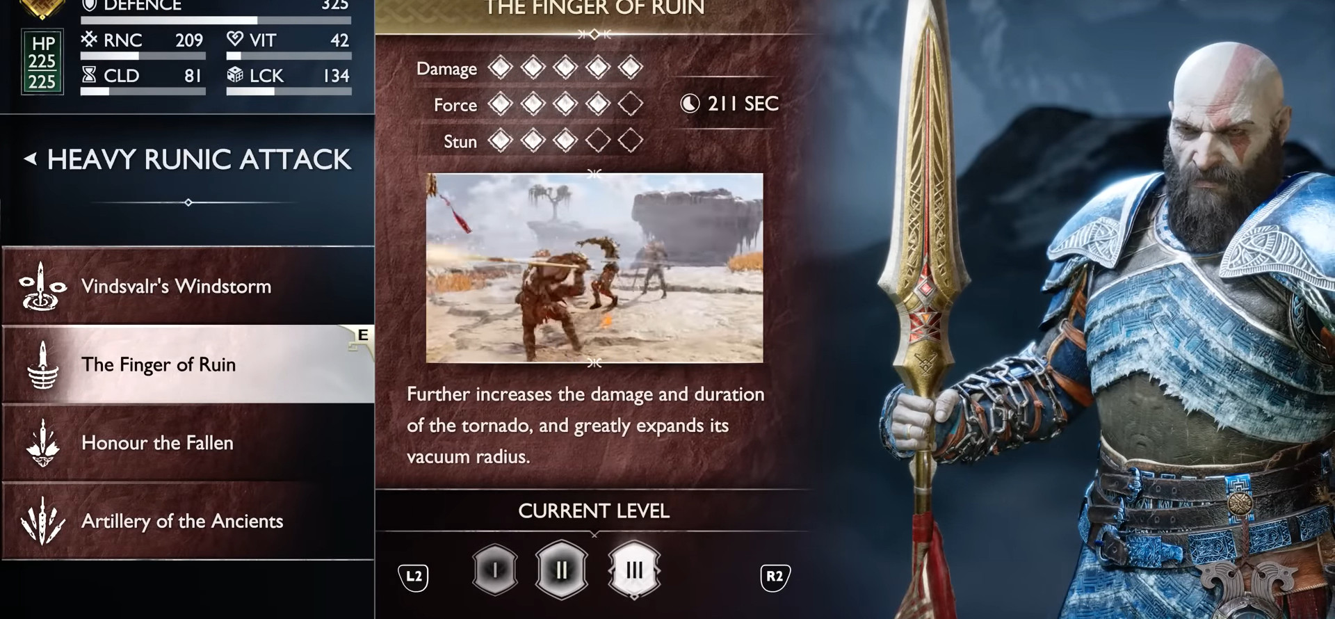God of War Ragnorok: best skills in the game