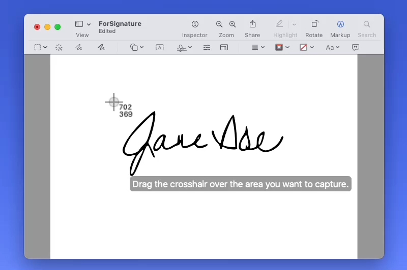 Как вставить подпись в Apple Pages