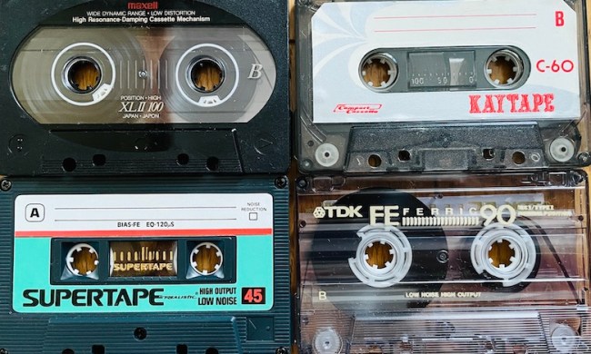 Cassette tapes.