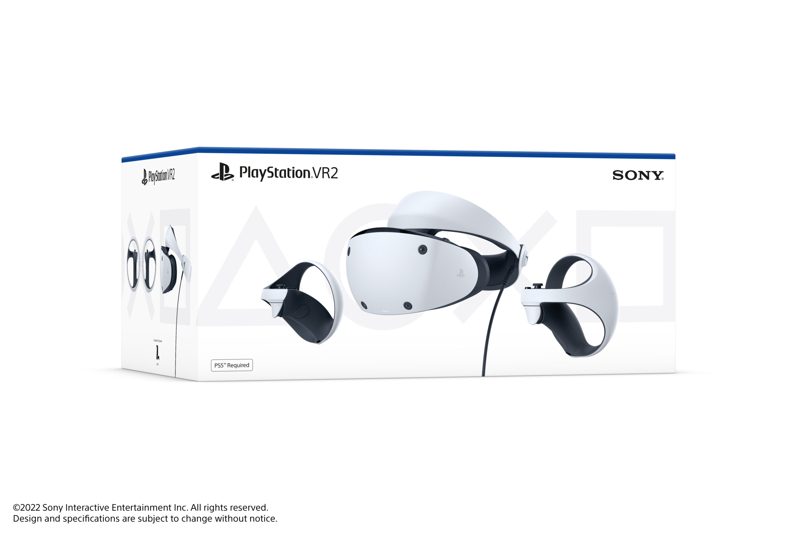 The base $550 version of the PlayStation VR2's packaging. 