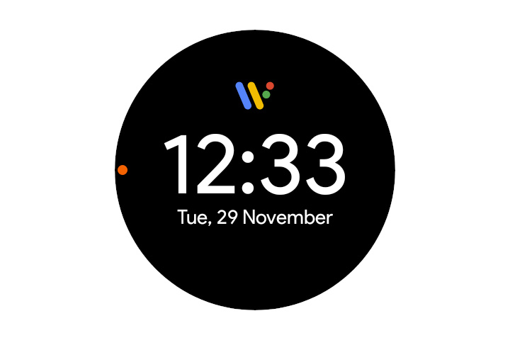 Black and White Minimal Watch Face
