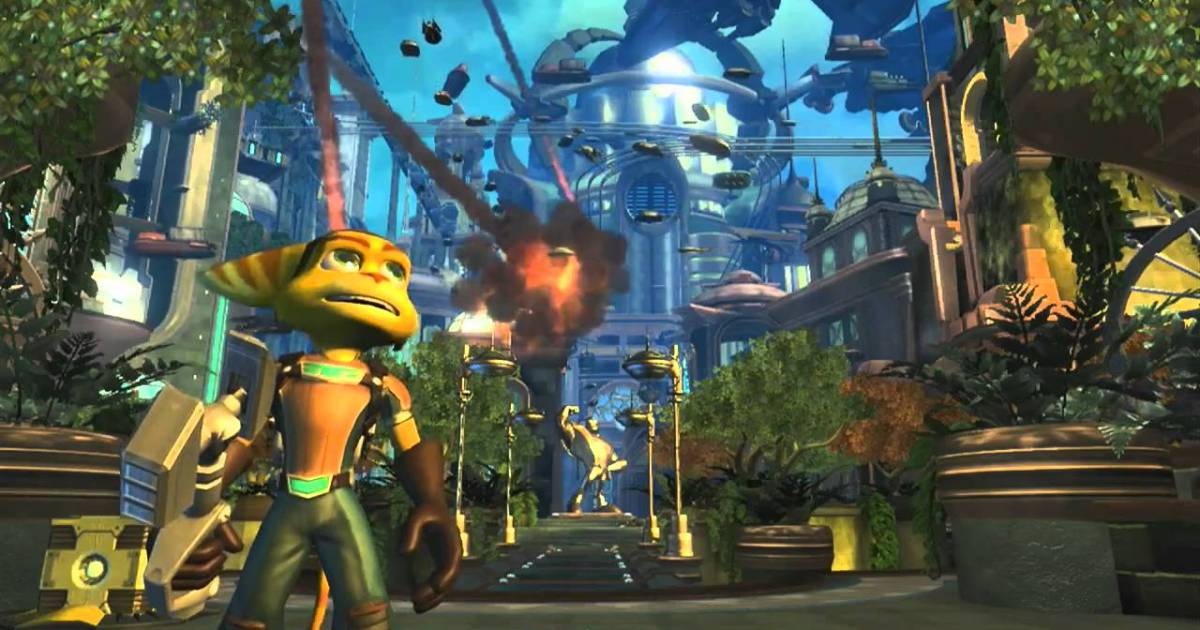 IGN on X: Ratchet & Clank for PS2 (2002) vs. Ratchet & Clank