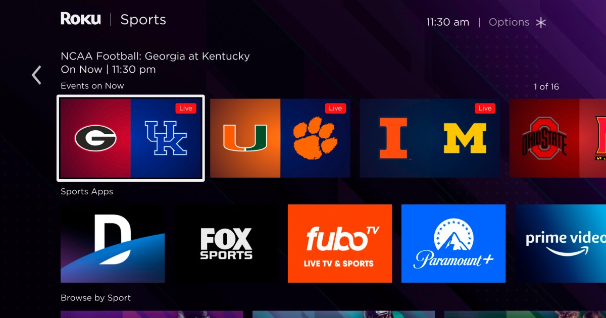 Add your favorite NFL team's Roku channel!