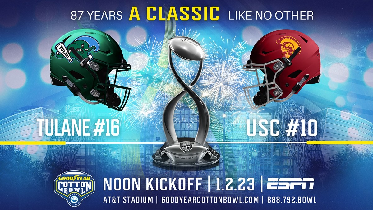 USC Vs. Tulane Reside Stream: The Place To Observe 2023 Cotton Bowl ...