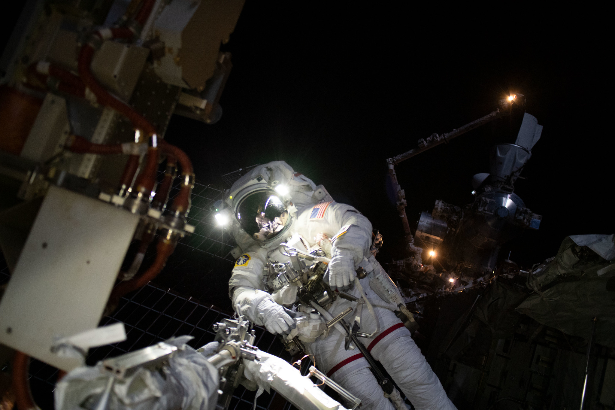 Two Spacewalkers Are Installing A New Solar Array On The ISS | Digital ...