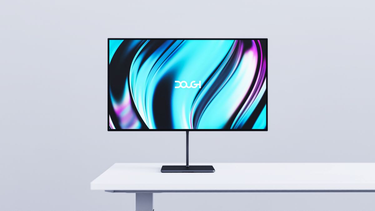 Dough's glossy 27-inch OLED gaming monitor looks incredible