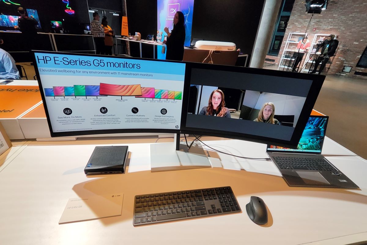 hp split screen monitor