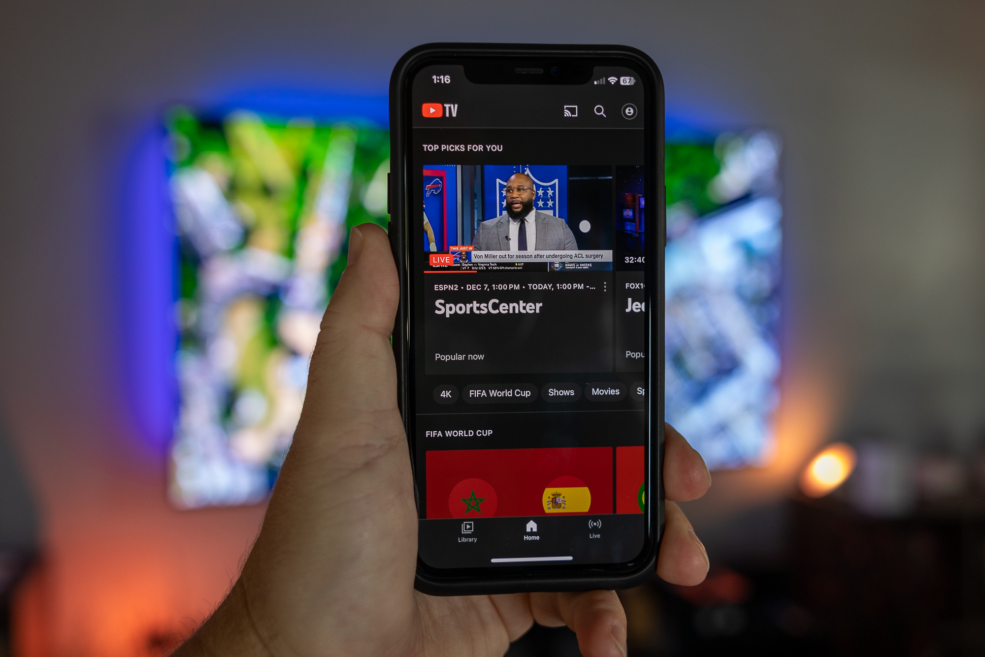 How to stream youtube from iphone sale to tv