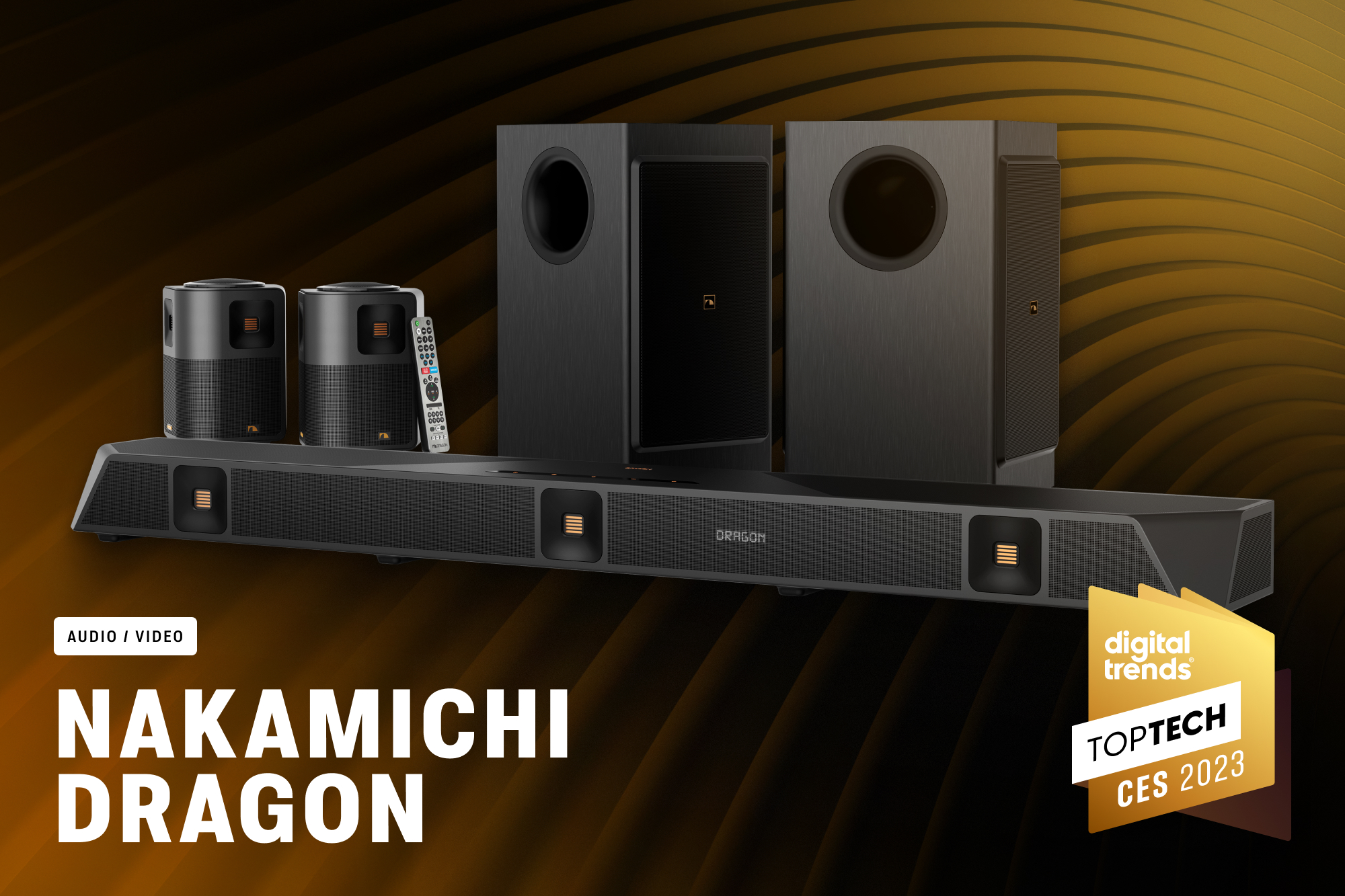 Nakamichi Dragon 11.4.6 Dolby Atmos Surround Sound System