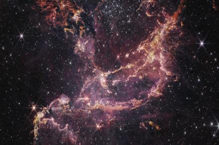 James Webb captures stunning image of star formation in nearby galaxy