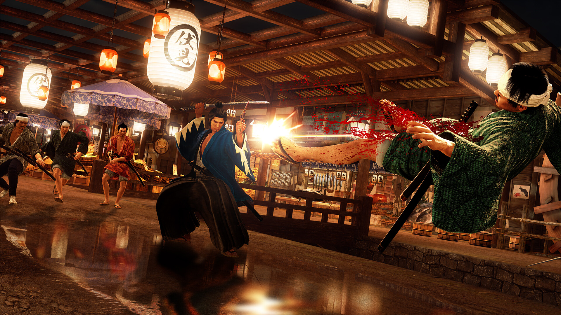 Un samouraï tue un bandit Comme un dragon : Ishin !