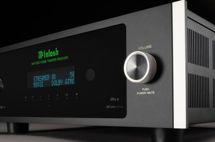 McIntosh’s new $8,000 AVR: gigantic power, with a Dolby Atmos catch