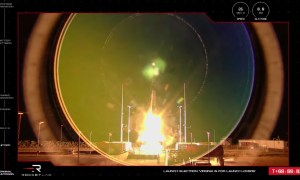 Rocket Lab launching an Electron rocket from the U.S.