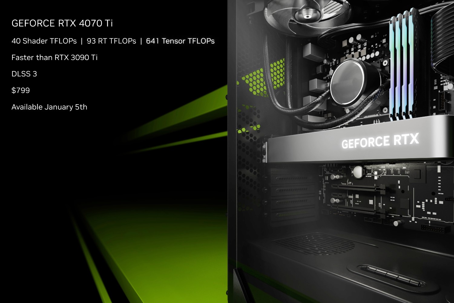 Характеристики «новой» RTX 4070 Ti указаны на графике.