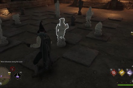 How to solve the chess puzzle in Hogwarts Legacy