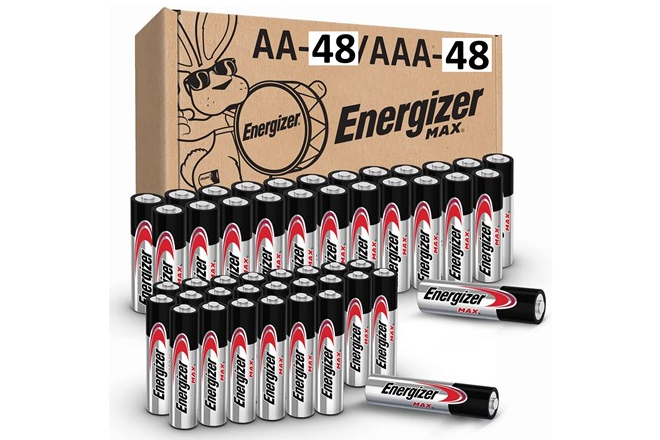 Energizer MAX AA Batteries (48 Pack), Double A Alkaline Batteries 