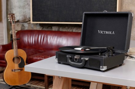 This top-rated Victrola Bluetooth Turntable is somehow just $20 today