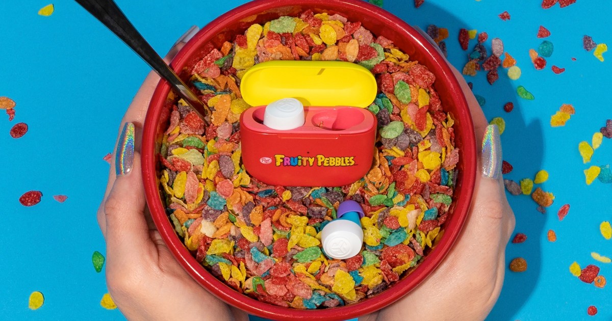 These Fruity Pebbles earbuds are a Flintstones fan’s dream | Tech Reader