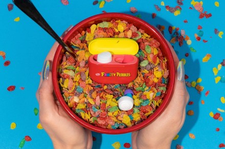 These Fruity Pebbles earbuds are a cereal junkie’s dream come true