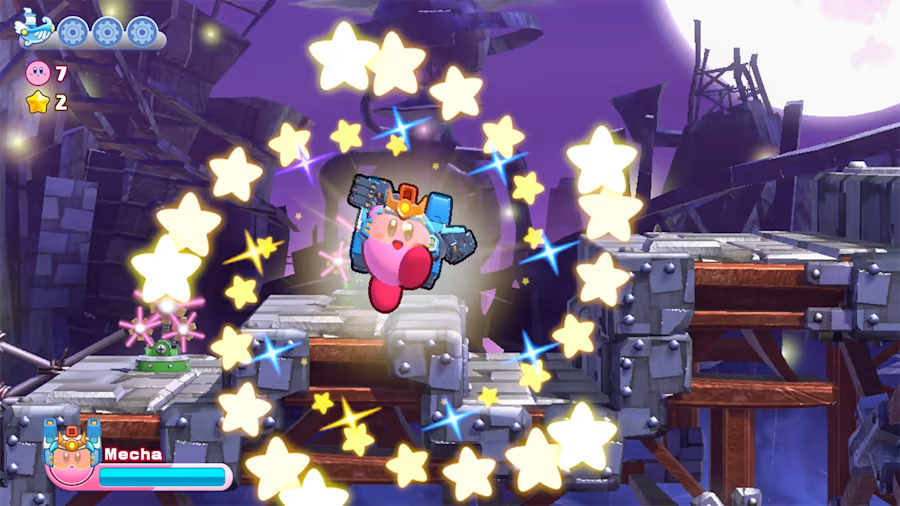 Kirby's Dream Buffet - 100% Walkthrough Part 1 Gameplay - Fall