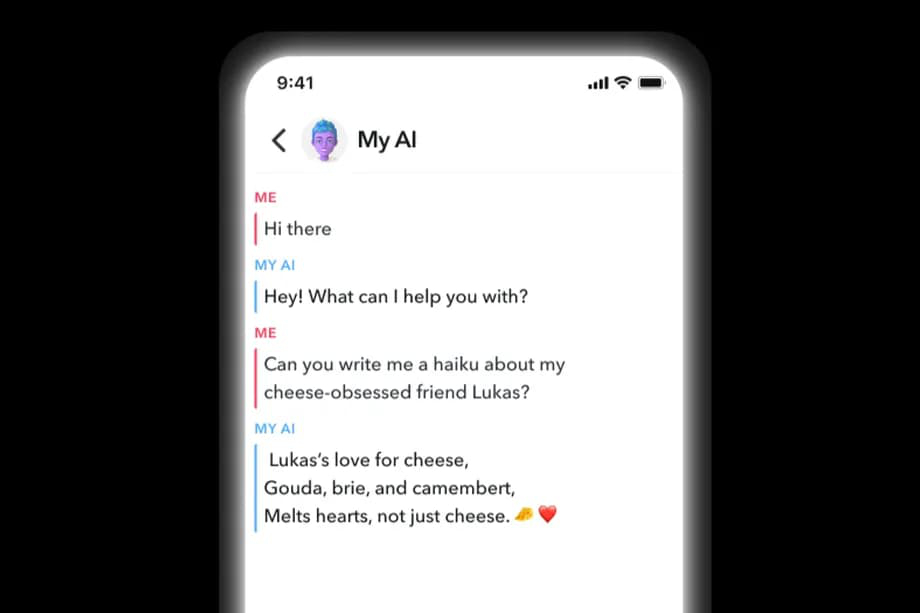 I asked the Snapchat AI to make me a script [ Most likely ChatGPT