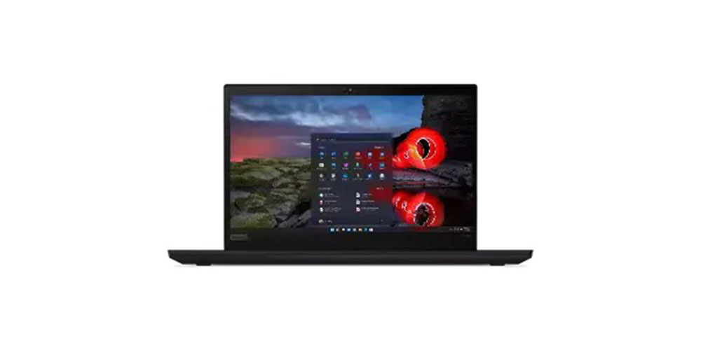 联想 ThinkPad P14s 呈现出充满活力的背景。