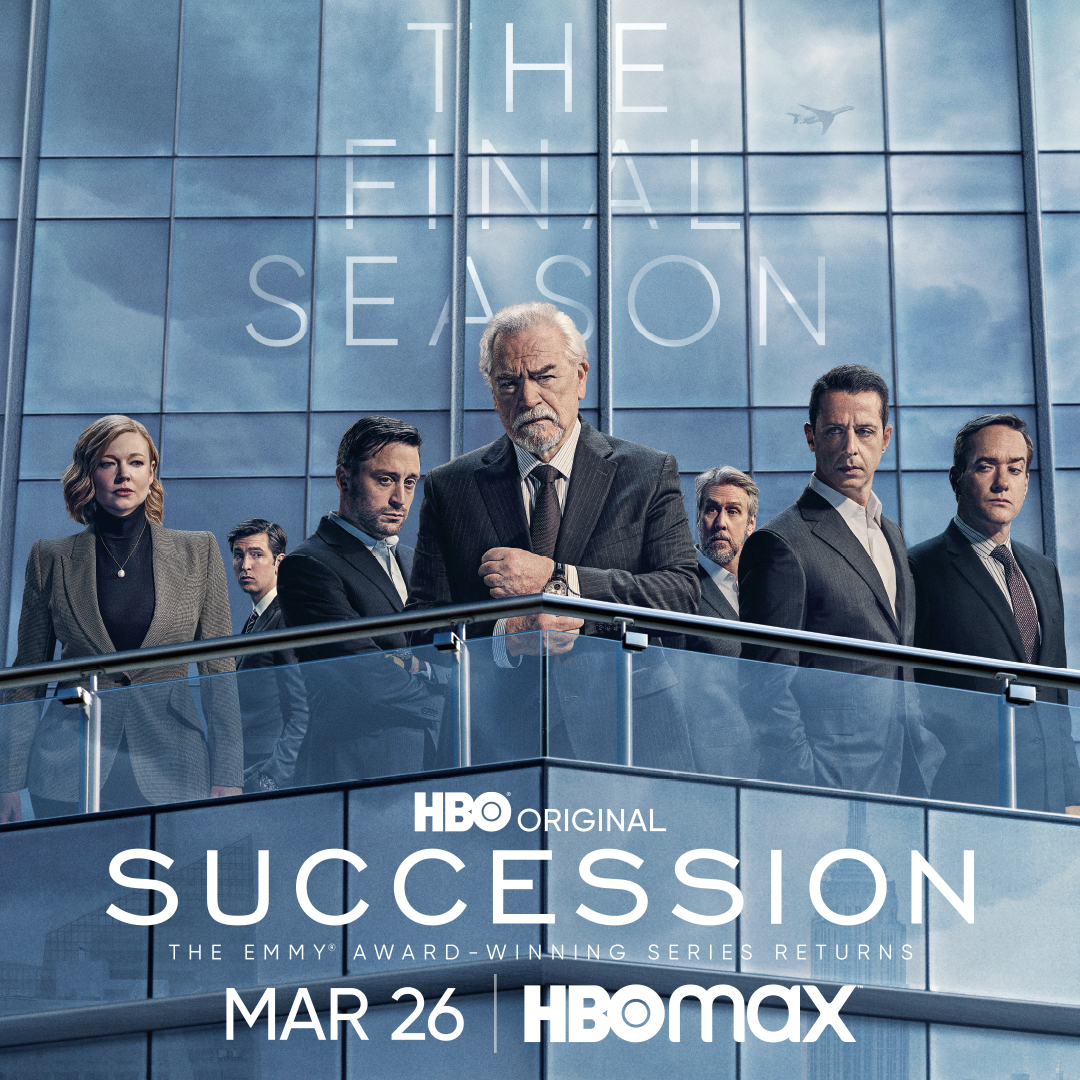 Poster für die letzte Staffel von Succession.