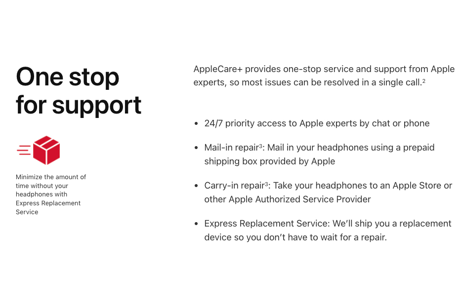 Airpods apple care canada hot sale