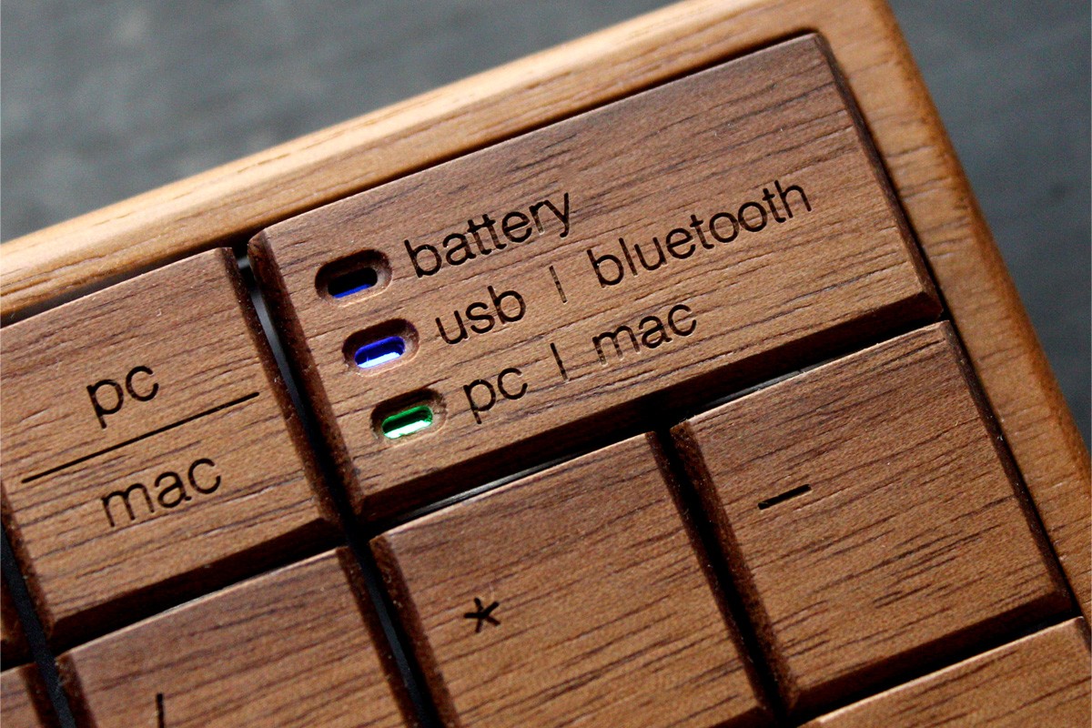 This gorgeous, all-wood keyboard must be seen to be believed