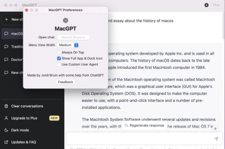 MacGPT: how to use ChatGPT on your Mac