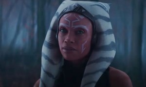 Rosario Dawson as Ahsoka Tano in Ahsoka.