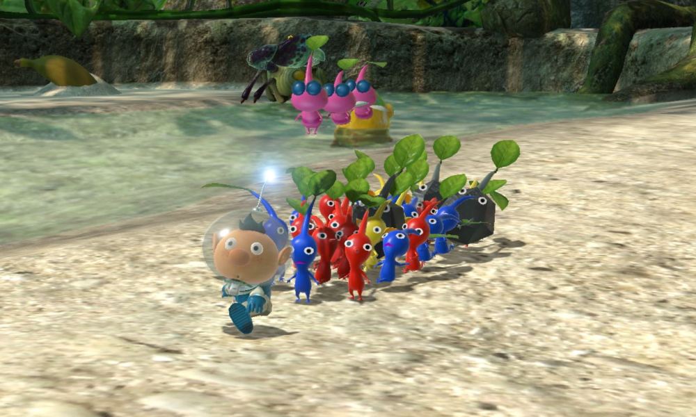 rts games like minecraft legends pikmin 3 deluxe