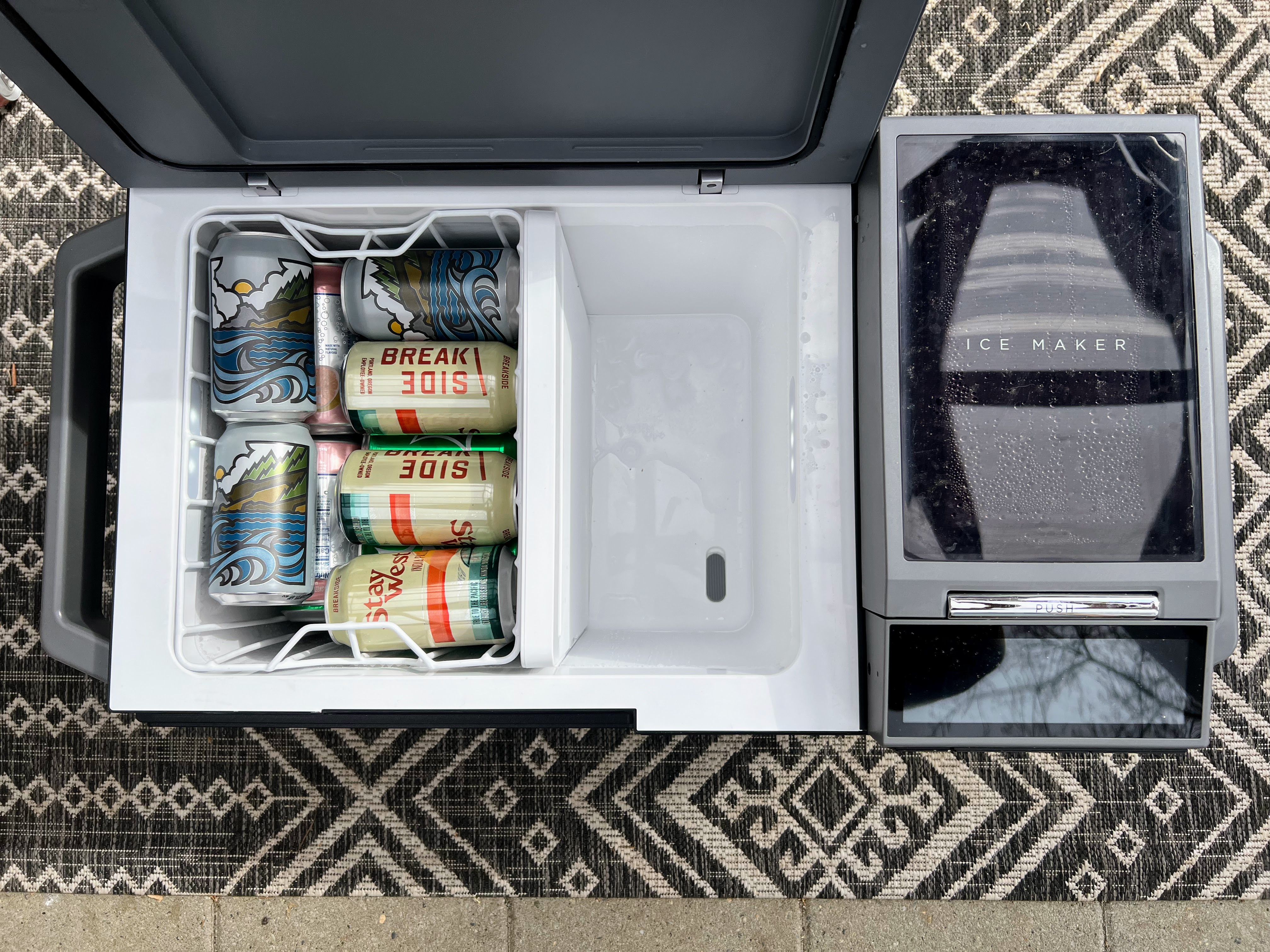 EcoFlow Glacier battery fridge review: off-grid ice machine