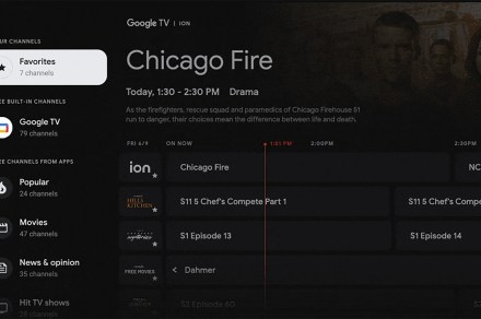 Google TV adds even more free TV to its live guide