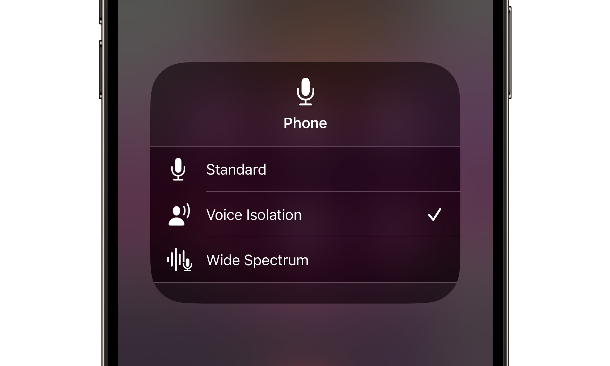How to enable voice isolation to improve call quality on iPhone