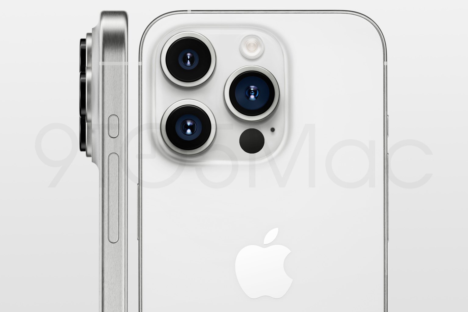 Renderização vazada do iPhone 15 Pro