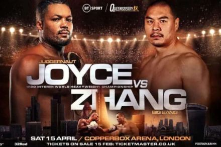 Joyce vs Zhang live stream: Watch the fight from anywhere in the world