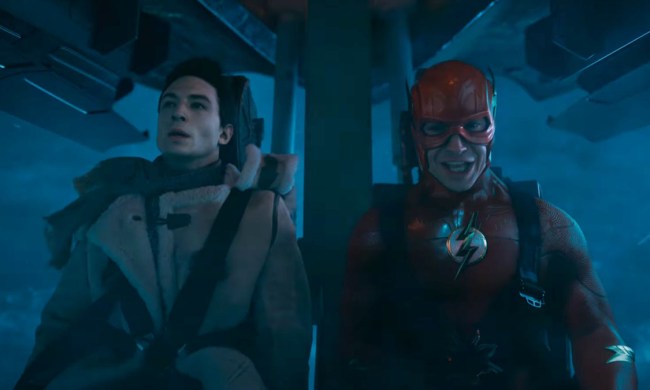 Ezra Miller and Ezra Miller in The Flash.